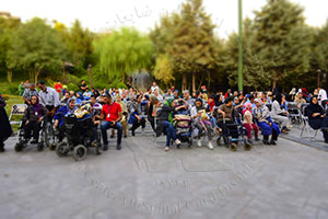 جشن دورهمی معلولین باغ راه فدک - مرداد 98